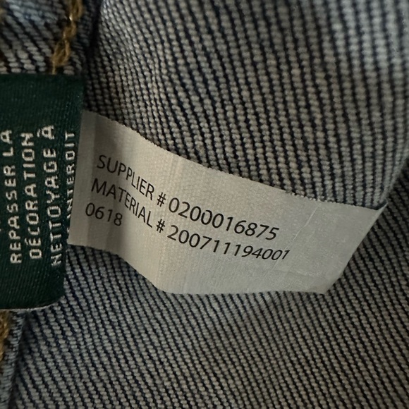 Polo Ralph Lauren Women’s Blue Embroidered Patch Denim Jean Jacket - Picture 16 of 16